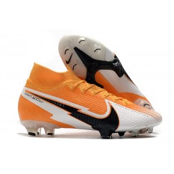 Nike Mercurial Superfly 7 Elite DF FG Arancione Laser Nero Bianco