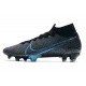 Nike Mercurial Superfly 7 Elite DF FG Wavelength - Nero Blu