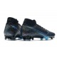 Nike Mercurial Superfly 7 Elite DF FG Wavelength - Nero Blu