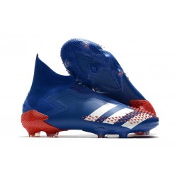 adidas Scarpa Calcio Predator Mutator 20+ FG Blu Royal Bianco Rosso Active