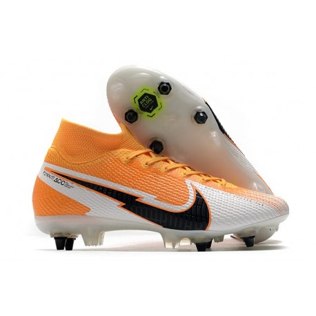 Nike Mercurial Superfly 7 Elite SG-Pro AC Arancione Laser Nero Bianco