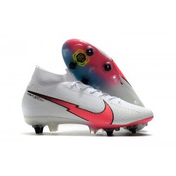 Nike Mercurial Superfly 7 Elite SG-Pro AC Bianco Rosso Blu