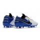 Scarpa Cuir Nike Tiempo Legend VIII Elite FG Bianco Blu Nero