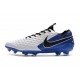 Scarpa Cuir Nike Tiempo Legend VIII Elite FG Bianco Blu Nero