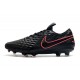 Scarpa Cuir Nike Tiempo Legend VIII Elite FG Nero Rosa