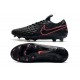 Scarpa Cuir Nike Tiempo Legend VIII Elite FG Nero Rosa