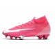 Nike Mercurial Superfly VII Elite FG x Mbappé Rosa Blast Bianco Nero