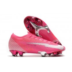 Nike 2020 Mercurial Vapor XIII Elite FG x Mbappé Rosa Blast Bianco Nero