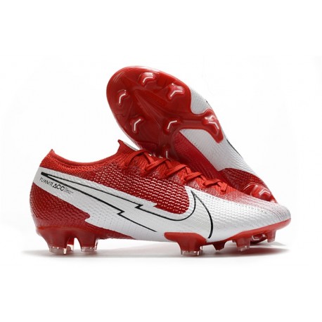 Scarpa Nike Mercurial Vapor 13 Elite FG Rosso Bianco