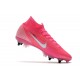 Nike Mercurial Superfly 7 Elite SG-Pro x Mbappé Rosa Blast Bianco Nero