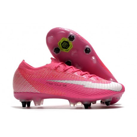 Nike Mercurial Vapor13 Elite SG-Pro AC x Mbappé Rosa Blast Bianco Nero