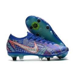 Nike Mercurial Vapor13 Elite SG-Pro Sancho Blu Racer Bianco Verde Nero