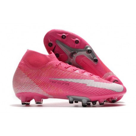 Nike Mercurial Superfly 7 Elite AG-Pro x Mbappé Rosa Blast Bianco Nero