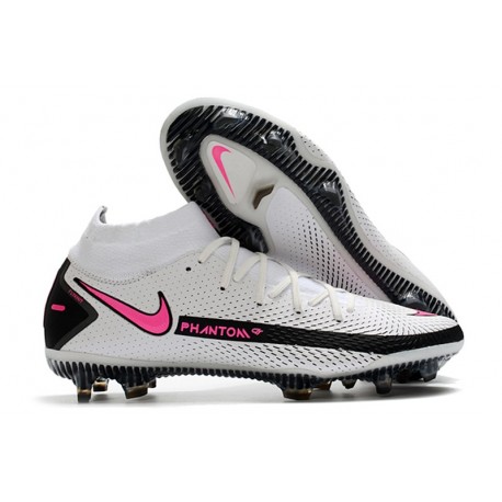 Scarpe Nike Phantom Gt Elite Dynamic Fit Fg Bianco Rosa Blast Nero