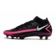 Scarpe Nike Phantom Gt Elite Dynamic Fit Fg Nero Argento Rosa Blast