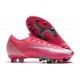 Nike Scarpa Mercurial Vapor 13 Elite AG Mbappé Rosa Blast Bianco Nero