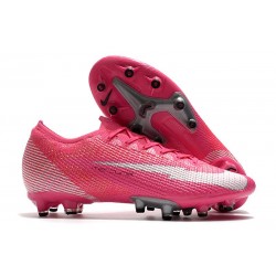 Nike Scarpa Mercurial Vapor 13 Elite AG Mbappé Rosa Blast Bianco Nero