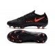 Nouvo 2021 Nike Phantom GT Elite FG Nero Rosso Cile Grigio Scuro