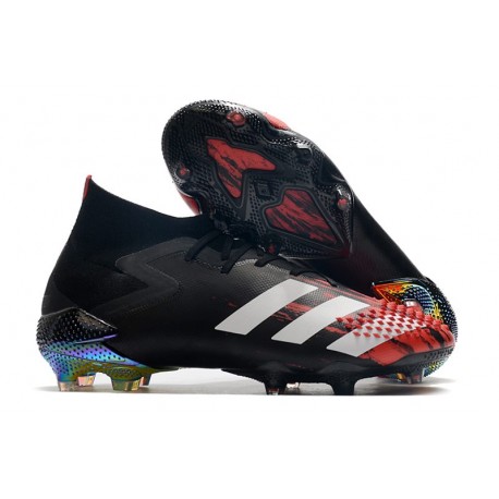 adidas Predator Mutator 20.1 FG Scarpa Nero Bianco Rosso Active