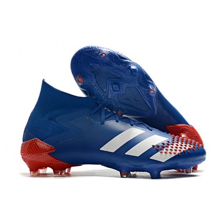 adidas Predator Mutator 20.1 FG Scarpa Blu Royal Bianco Rosso Active