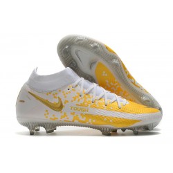 Scarpe Calcio Nike Phantom Gt Elite Dynamic Fit Fg Oro Bianco