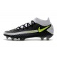 Scarpe Calcio Nike Phantom Gt Elite Dynamic Fit Fg Nero Grigio Giallo