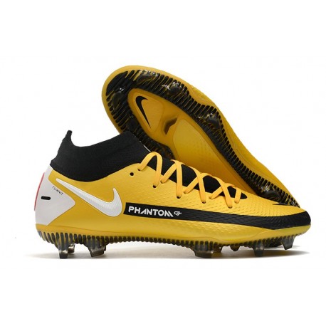 Nike Phantom Gt Elite DF FG Uomo Giallo Nero Bianco