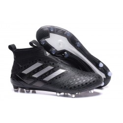 Scarpa da Calcio Nuove Adidas ACE 17+ PureControl FG - Nero Metallico