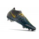 Nike Phantom Gt Elite DF FG Uomo Blu Grigio Giallo