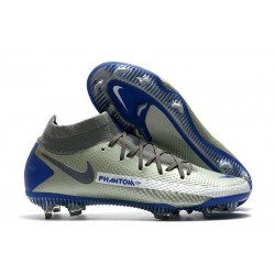 Nike Phantom Gt Elite DF FG Uomo Argento Blu