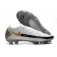 Nike Scarpe da Calcio Phantom GT Elite FG Bianco Nero Oro