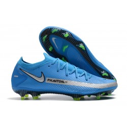 Nike Scarpe da Calcio Phantom GT Elite FG Blu Argento