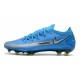 Nike Scarpe da Calcio Phantom GT Elite FG Blu Argento