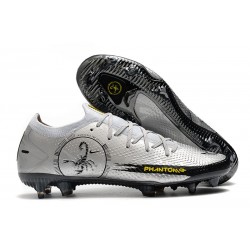 Nike Scarpe da Calcio Phantom GT Scorpion Elite FG Argento Nero