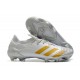 Nuovo adidas Predator Mutator 20.1 Low FG Bianco Oro