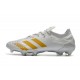 Nuovo adidas Predator Mutator 20.1 Low FG Bianco Oro