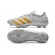 Nuovo adidas Predator Mutator 20.1 Low FG Bianco Oro