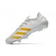 Nuovo adidas Predator Mutator 20.1 Low FG Bianco Oro