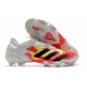 Nuovo adidas Predator Mutator 20.1 Low FG Bianco Pop Nero