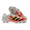 Nuovo adidas Predator Mutator 20.1 Low FG Bianco Pop Nero