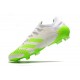 Nuovo adidas Predator Mutator 20.1 Low FG Bianco Verde