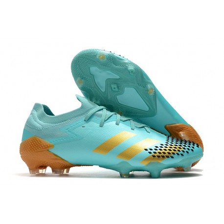 Nuovo adidas Predator Mutator 20.1 Low FG Blu Oro