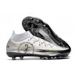 Scarpe Nike Phantom GT Elite DF AG-PRO Platino Puro Argento Metallico Nero