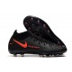 Scarpe Nike Phantom GT Elite DF AG-PRO Nero Rosso Cile Grigio Scuro