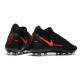 Scarpe Nike Phantom GT Elite DF AG-PRO Nero Rosso Cile Grigio Scuro