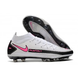 Scarpe Nike Phantom GT Elite DF AG-PRO Bianco Rosa Blast Nero