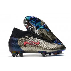 Nike Mercurial Superfly 7 Elite DF FG Argento Blu Rosso