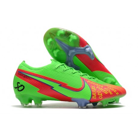 Scarpa Nike Mercurial Vapor 13 Elite FG Faith Verde Rosso