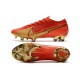 Scarpa Nike Mercurial Vapor 13 Elite FG Ronaldo CR100 Rosso Oro