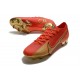 Scarpa Nike Mercurial Vapor 13 Elite FG Ronaldo CR100 Rosso Oro